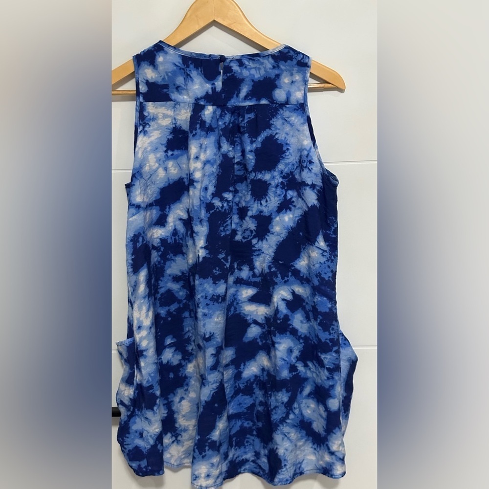 Milano: Women’s Tie-Dye Sleeveless Top- Size Large - Picture 4 of 7